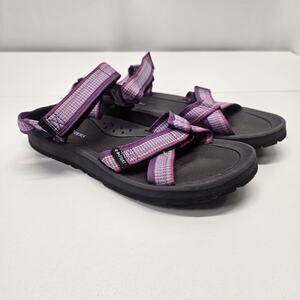 Rafters Girls Purple Straped Sandals Size 5M Beach Summer Travel Comfort Utility